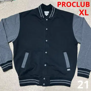 PRO CLUB 바시티 자켓 프로클럽 XL 블루종 스트릿 점퍼