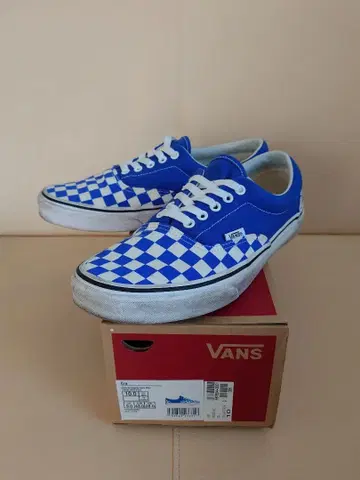 VANS 블루 화이트 체커