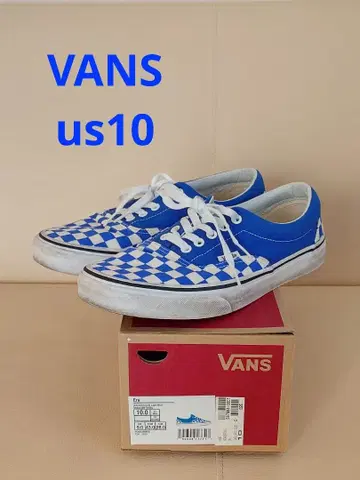 VANS 반스 론 헤르만 체크 무늬 깃발 28cm