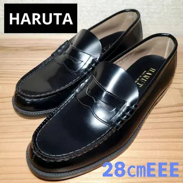 [ 새상품 ] HARUTA 코인 로퍼 906 28cmEEE 블랙