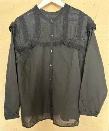 핀턱 프릴 블라우스 전후 2WAY