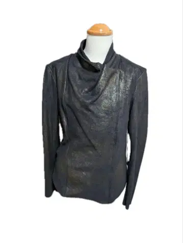 00s achieve grunge 드레이프 기믹 가죽 자켓