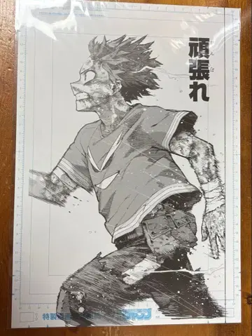 히로아카전 원화전 디지털 원고 프린트 미도리야 이즈쿠 [힘내]