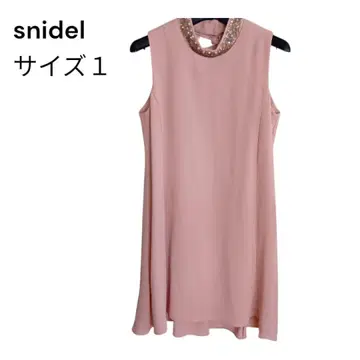 snidel 스나이델 슬리브리스 원피스 사이즈 1