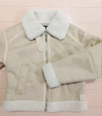 새상품급 ZARA 무스탕 자켓 더블 페이스 숏 자켓 자라