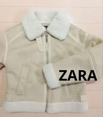 새상품급 ZARA 무스탕 자켓 더블 페이스 숏 자켓 자라