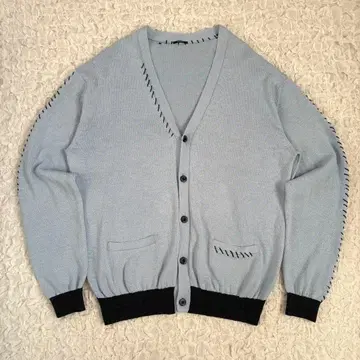 컨디션 최상 DENHAM 와시 사용 핸드 스티치 가디건