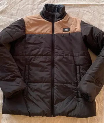 Quiksilver 패딩 자켓 M 블랙/브라운