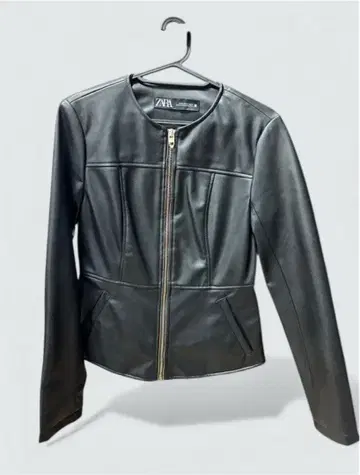 주말 한정판 가격 인하 ZARA 블랙 가죽 자켓