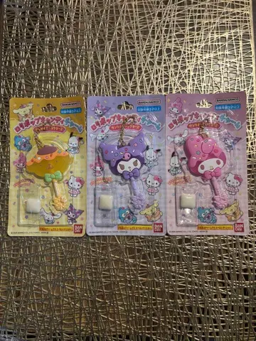 산리오 롤리팝 키링 3종 세트