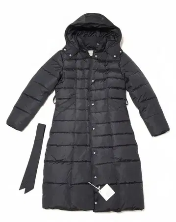 블랙 롱 다운 자켓