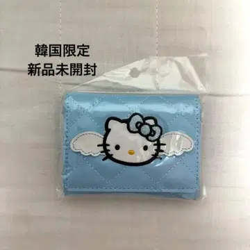 한국 한정판 퀼팅 키티 카드 케이스