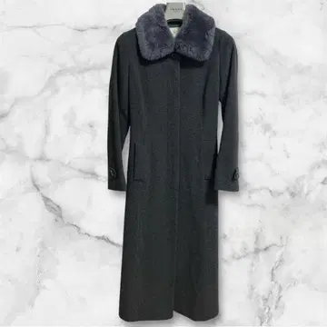 KUMIKYOKU 그레이 롱 코트