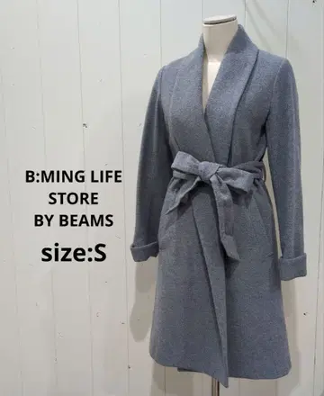 B:MING LIFE STORE 빔즈 가운 코트 그레이 S 총 안감