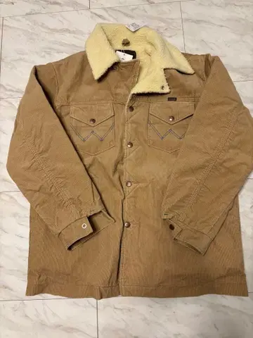 Wrangler Wrangle 코트 M 베이지 파이터즈 콜라보