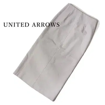 유나이티드 애로우즈 UNITED ARROWS 라이트 그레이 타이트 스커트