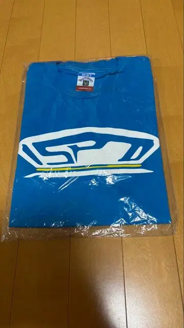 SPEED 스피도 당시 물건 T셔츠 L사이즈 파랑 미사용 미개봉 새상품!