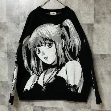 [ Death Note ] 데스노트 미사미사  L 엘르 긴팔 니트