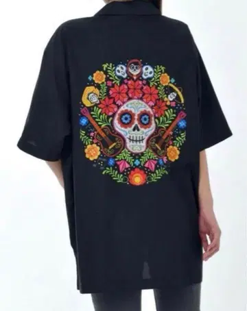 디즈니 스토어 한정판 리멤버 미 자수 셔츠 리멤버 미 COCO