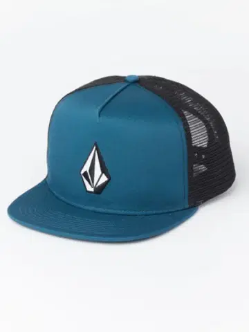 [ VOLCOM ] V FULL STONE TRUCKER HAT BLUE