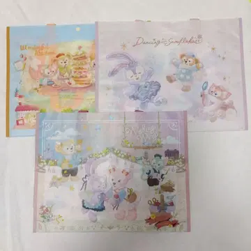 더피앤프렌즈 쇼핑백 3개 세트