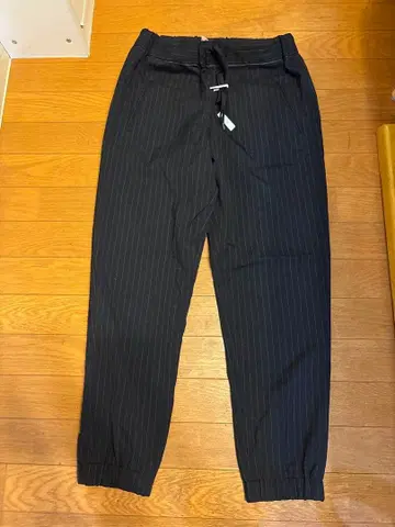 IENA 스트라이프 캐주얼 팬츠 허리밴딩