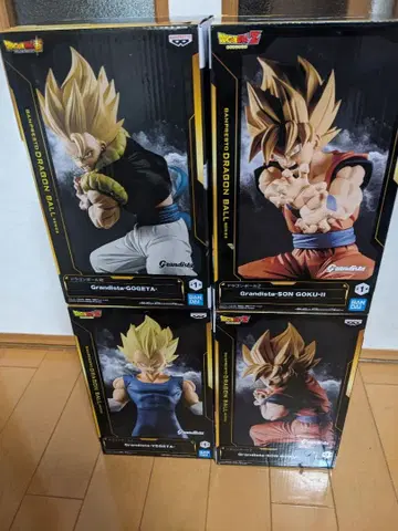 드래곤볼 Z Grandista 손오공 베지터 오지터 4종 세트 미개봉