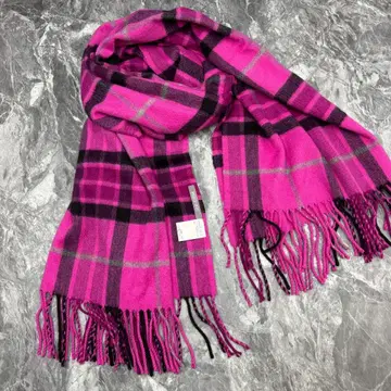 [ 레어 사이즈 ] 하우스 오브 로터스 머플러 스톨 대형 캐시미어 핑크