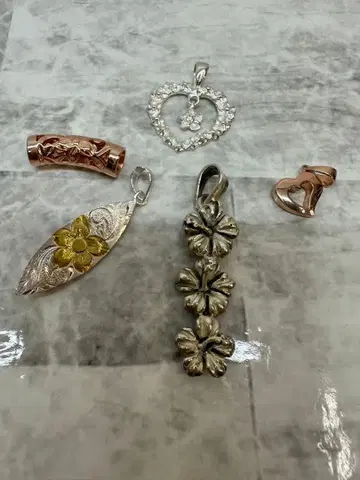 실버 925 펜던트 탑 5개 세트