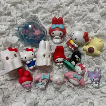 산리오 가챠가챠 묶음 판매 키티 마이멜로디 쿠로미 바츠마루 폼폼푸딩