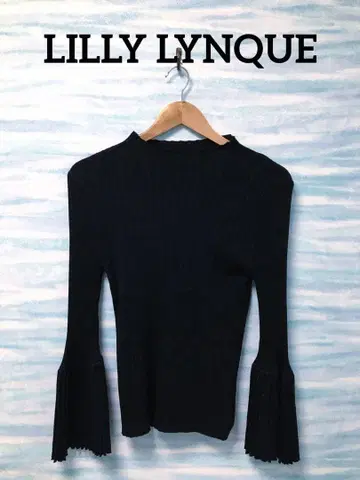 [릴리린] M 사이즈 블랙 긴팔 니트 상의, 멋스럽고 귀여운