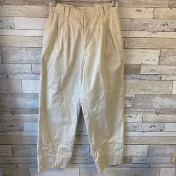 80's TOKIO KUMAGAI 2턱 와이드 팬츠 sizeL