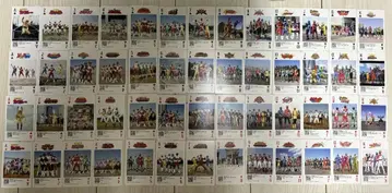 칸다 카레 그랑프리 콜라보 슈퍼 전대 카드 54종 풀 컴프 세트