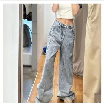 adidas DENIM ADIBREAK 데님 청바지 와이드 팬츠