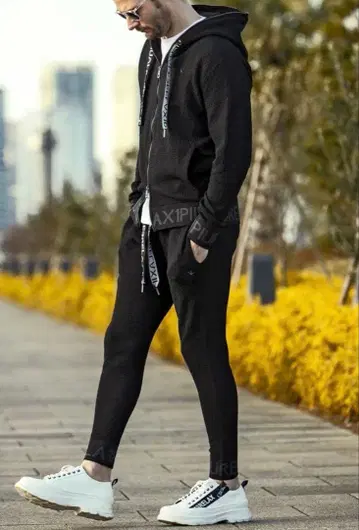 우노피우노우과레토레 리브 로고 자카드 니트 상하의 세트