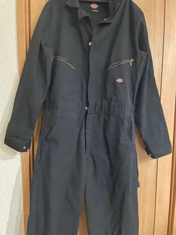 디키즈 오버롤 작업복 블랙