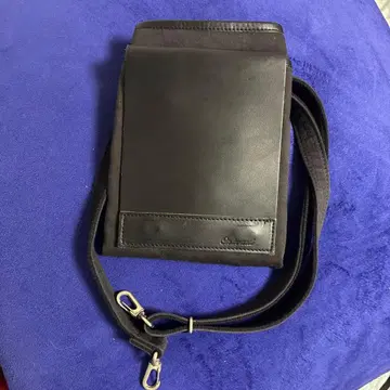 블랙 가죽 캔버스 사코슈