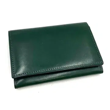 새상품급 코코마이스터 가죽 카드 케이스 명함지갑 지갑 그린 계열