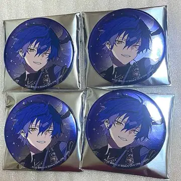 앙스타!! 프로세카 콜라보 메탈릭 캔뱃지 사자나미 쥰 4개