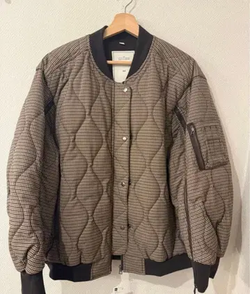 No.4792 GU 퀼팅 블루종 체크 rokh