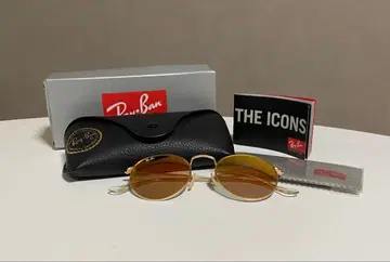 레이밴 아이콘 골드/브라운