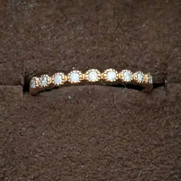 agete 프릴 반지 핑키 #6 K10YG