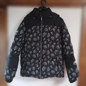 LEFLAH 반다나 패턴 다운 자켓