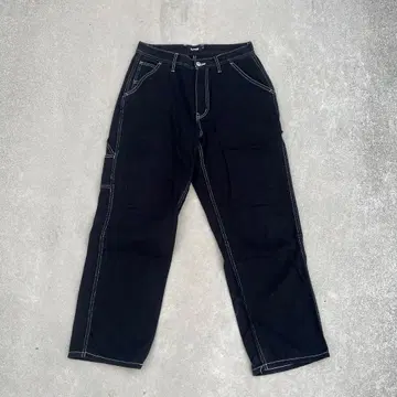 XLARGE 블랙 워크 팬츠 4 포켓 large