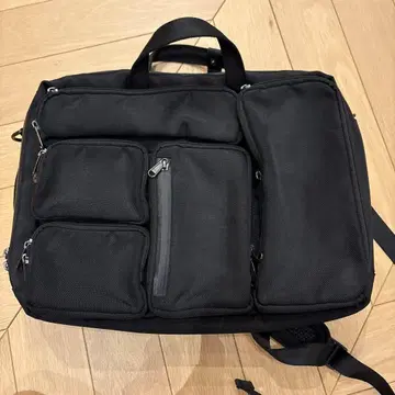 BEAMS LIGHTS 블랙 비즈니스 백