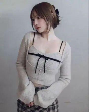 ANDMARY Natalie ribbon set 베이지