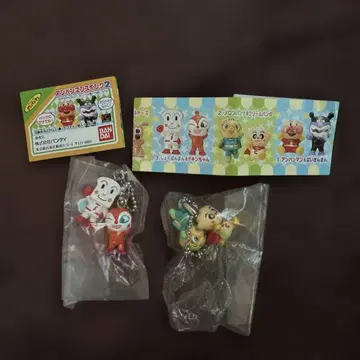 호빵맨 가챠가챠 키링 짤랑이 멜론빵나