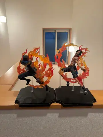 원피스 에이스 사보 피규어 세트 장인의 계보