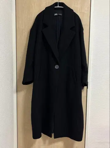 가격 인하 ZARA 오버 사이즈 체스터 코트 블랙 M 사이즈