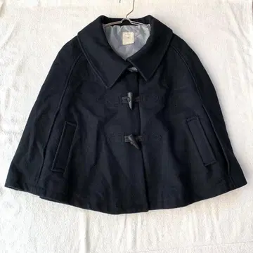 [갭] 케이프 코트 판초 팔 통과 구멍 풀 버튼 포켓 있음 XS-S